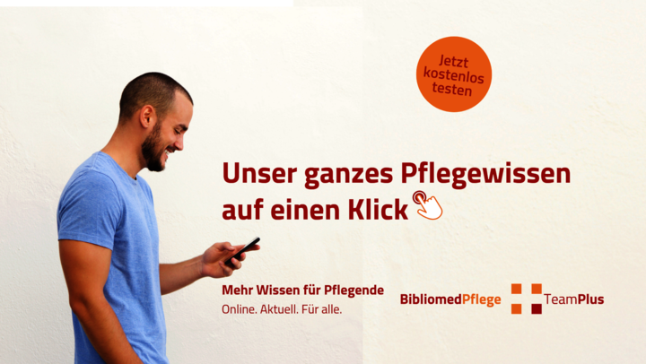 Mit TeamPlus erweitert der Bibliomed-Verlag sein Portfolio für professionell Pflegende auf dem Online-Portal BibliomedPflege.