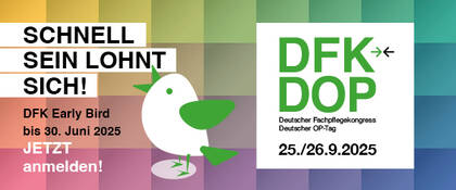Noch bis zum 30. Juni profitieren Interessierte vom Frühbucherrabatt für den diesjährigen Deutschen Fachpflegekongress | OP-Tag 2025 in Münster.  Noch bis zum 30. Juni profitieren Interessierte vom Frühbucherrabatt für den diesjährigen Deutschen Fachpflegekongress | OP-Tag 2025 in Münster.