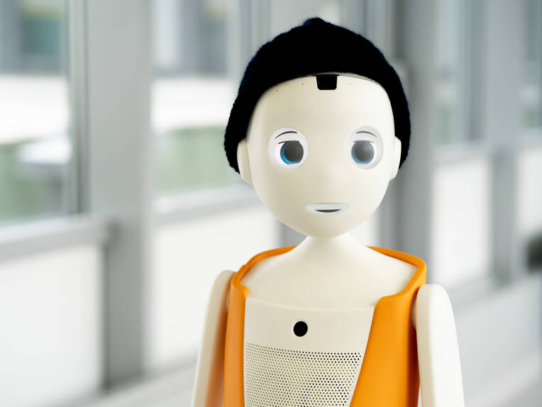 Unter wissenschaftlicher Begleitung untersucht die Pflegedirektion des Klinikums Frankfurt (Oder) die Wirkung eines sozialen Roboters auf Patienten. 