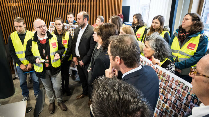 Im Tarifstreit hat es eine Teileinigung gegeben – damit wurde der für diesen Donnerstag geplante Warnstreik abgesagt.