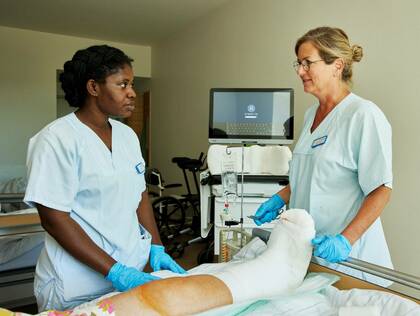Die hochschulische Pflegeausbildung verfolgt ein erweitertes Ausbildungsziel. Ein Beispiel aus dem Robert-Bosch-Krankenhaus.