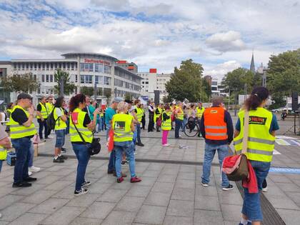 Proteste gegen Pflegekammern in Mainz und Herne