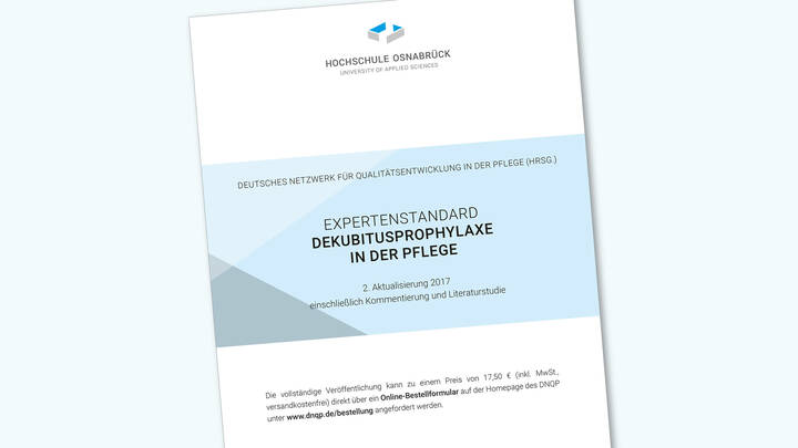 Dekubitusprophylaxe: Expertenstandard aktualisiert