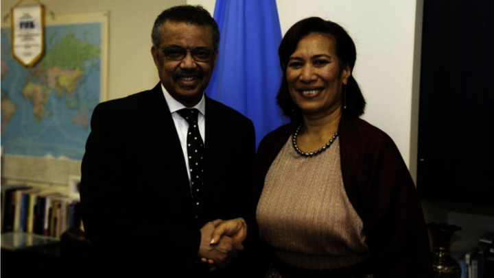 Die ehemalige Gesundheitsministerin des Königreichs Tonga, Amelia Latu Afuhaamango Tuipulotu, ist neue "Chief Nursing Officer" der WHO.  