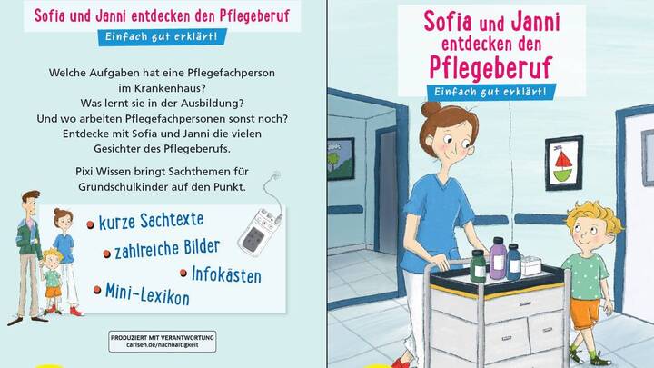 Universitätskliniken starten ein Kinderbuch-Projekt, um Pflege früh sichtbar zu machen. Ziel ist es, Nachwuchs für den Beruf zu gewinnen.