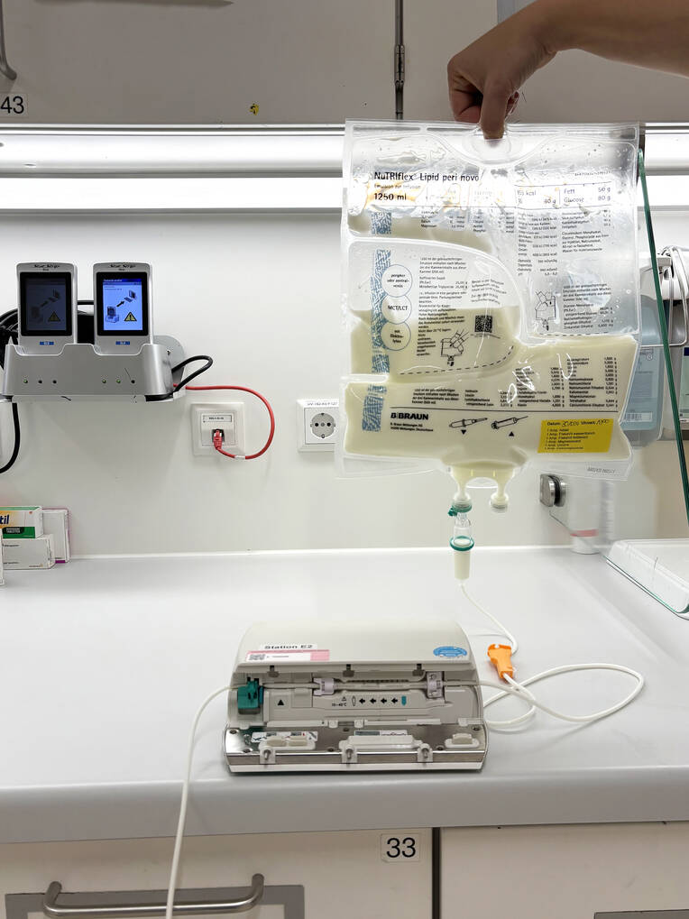 Sicher ernähren per Infusion