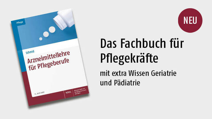 Schließen Sie jetzt kompetent Ihre Wissenslücken in der Medikamentenlehre mit der neuen Auflage – speziell für Pflegekräfte aktualisiert.
