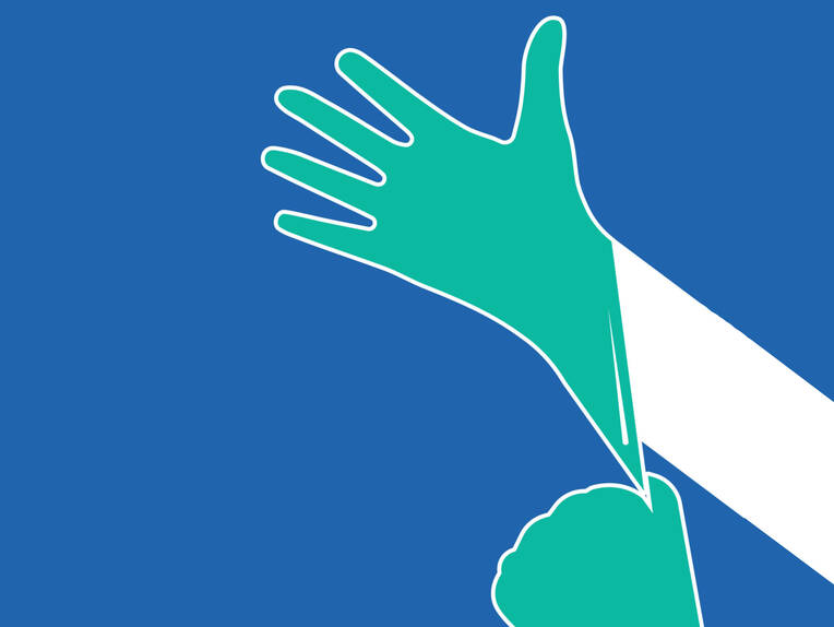 In welchen Situationen sind Einmalhandschuhe für den Schutz der Patienten oder den Selbstschutz nötig und wann nicht? Dazu die KRINKO.