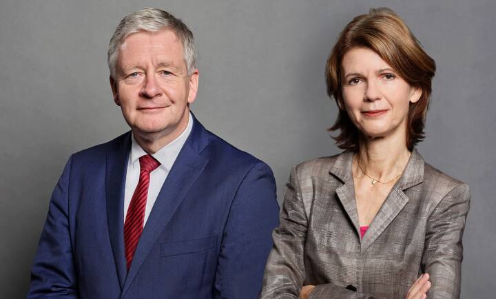 DGAI-Präsident Gernot Marx und BBDA-Präsidentin Grietje Beck fordern mehr Digitalisierung zur effizienten Ressourcensteuerung im Gesundheitswesen.