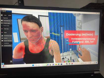 Einstellung der Infusion (Bild mit freundlicher Genehmigung der Firma Tricat).