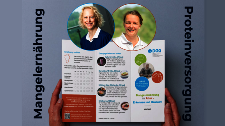Die DGG stellt zwei neue Flyer zu Mangelernährung und Proteinversorgung bei älteren Menschen vor – mit praxisnahen Empfehlungen für Versorgungsteams.