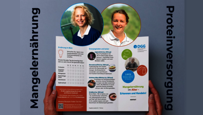 Die DGG stellt zwei neue Flyer zu Mangelernährung und Proteinversorgung bei älteren Menschen vor – mit praxisnahen Empfehlungen für Versorgungsteams.