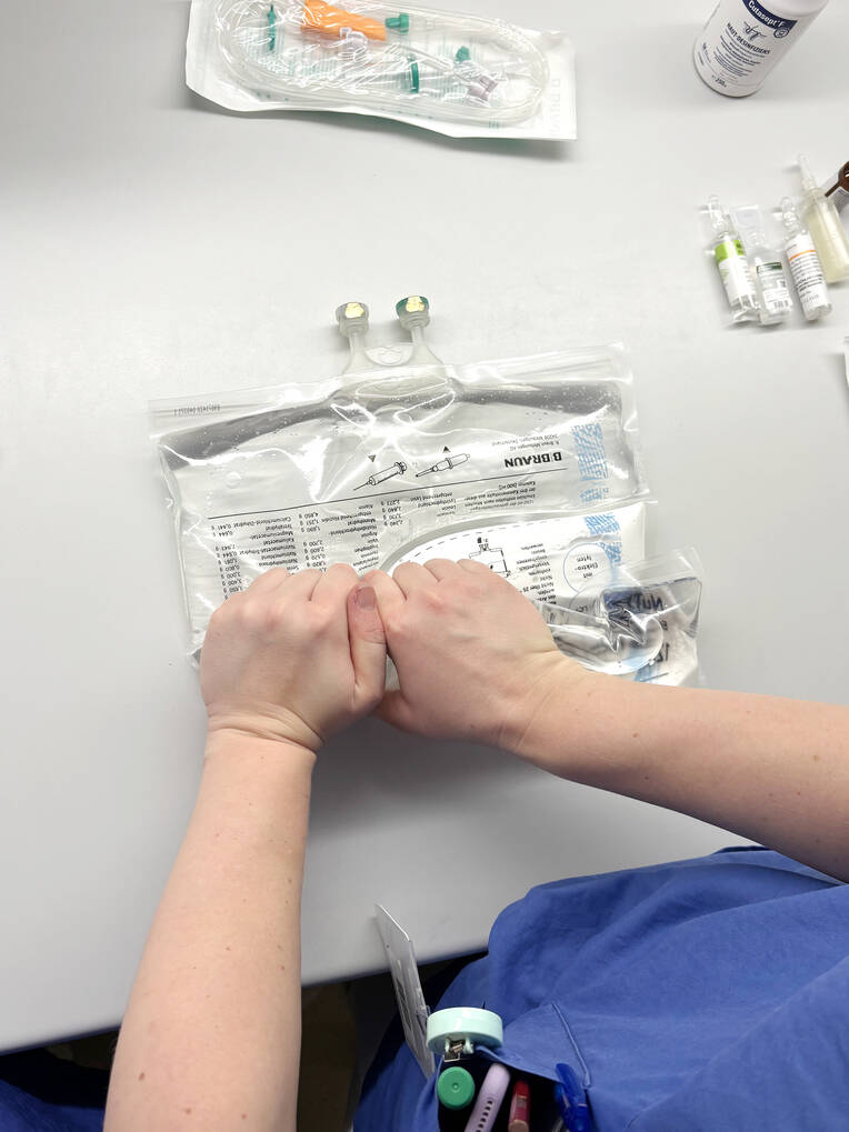 Sicher ernähren per Infusion