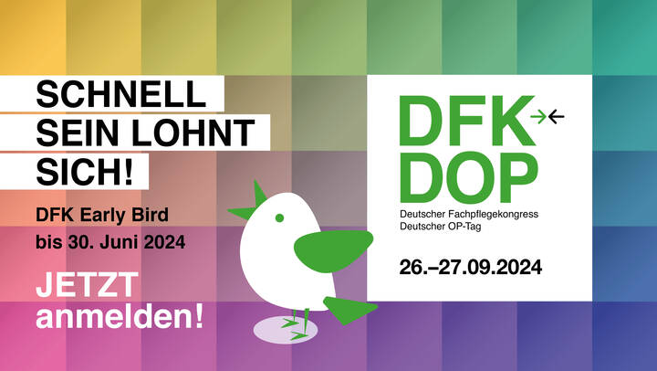 Nicht verpassen: Der Frühbucherrabatt zu dem Event für Intensiv-, Anästhesie-, OP- und Notfallpflege gilt noch bis 30. Juni.