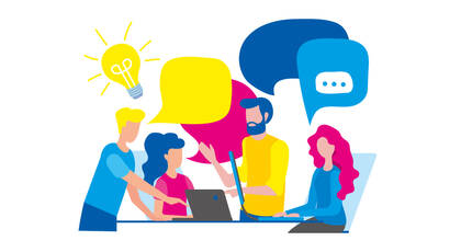 Das Team hinter der Zeitschrift.