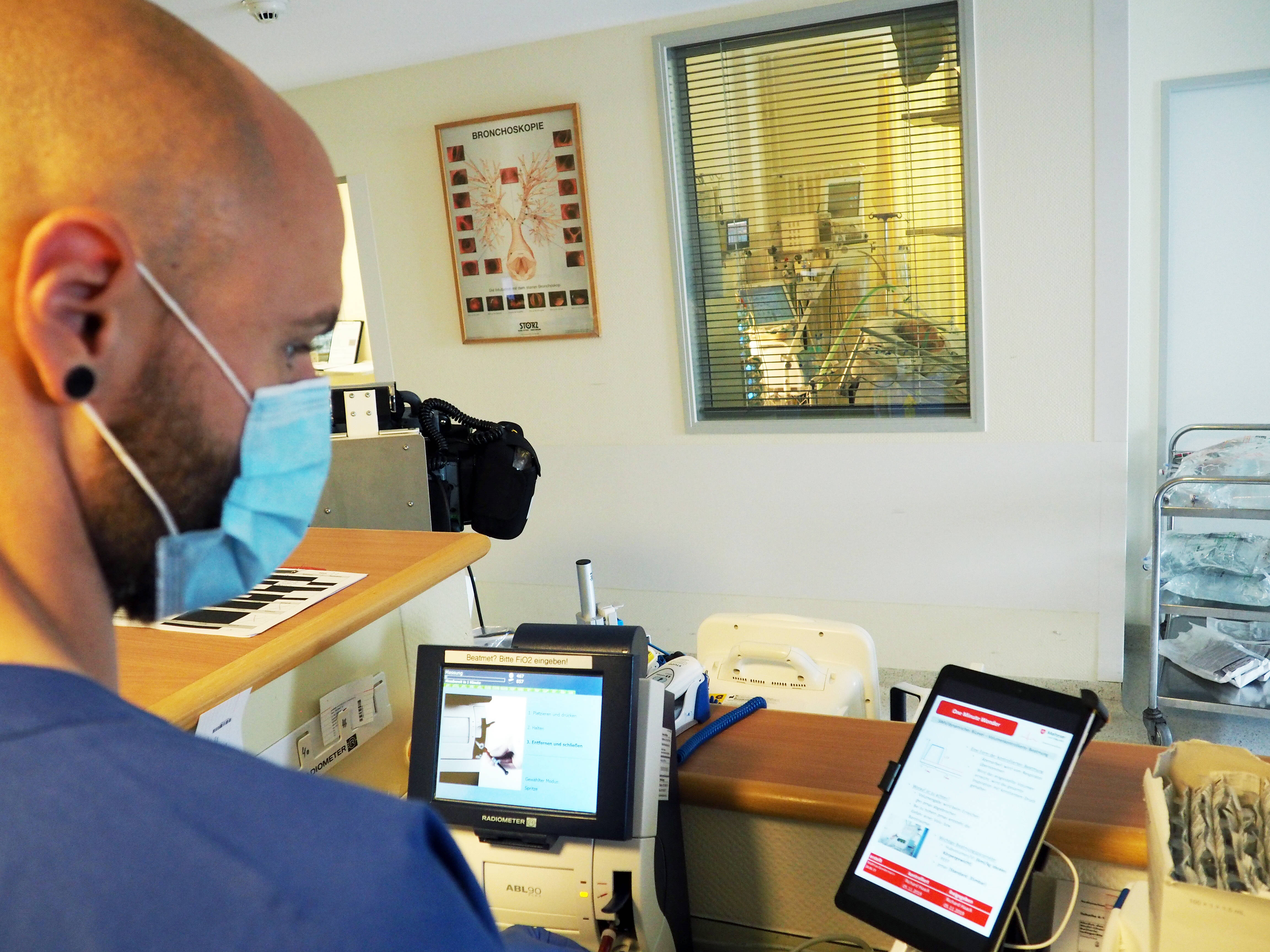 "One Minute Wonder" auf dem Tablet