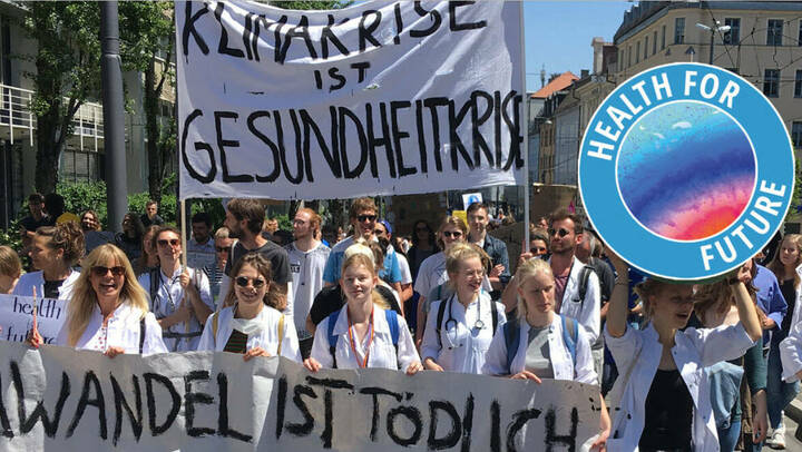 Der DPR unterstützt die Aktion "Health for Future" und will damit verdeutlichen, wie unmittelbar Klimaschutz und Gesundheit zusammenhängen.