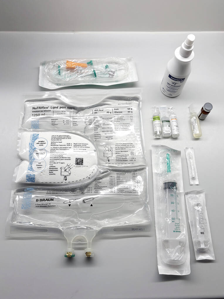 Sicher ernähren per Infusion