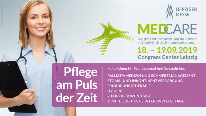 In ihrer 6. Auflage bauen die Mitteldeutschen Intensivpflegetage zur MEDCARE eine Brücke zwischen klinischer und außerklinischer Versorgung.