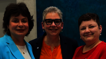 Christine Vogler bleibt DPR-Präsidentin. Neu im Präsidium sind Jana Luntz und Pascale Hilberger-Kirlum