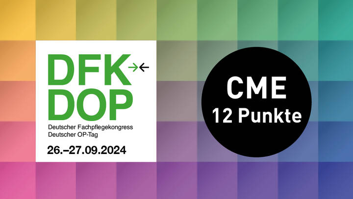 Nutzen Sie den Deutschen Fachpflegekongress | OP-Tag am 26. und 27. September 2024 in Münster, um Ihr Unternehmen und Ihre Produkte zu präsentieren.