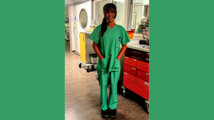 Kannaphat Plaengdee lebt seit 2021 in Deutschland. Wie die Thailänderin dazu kam, einen Job auf der Intensivstation im Klinikum Hanau anzunehmen. 