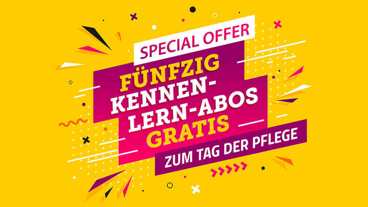 Die ersten 50 Kennenlern-Abos gratis